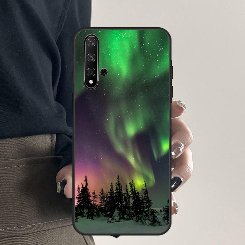 Northern Lights For Huawei Nova Y70 Y90 Y60 Y61 Y91 Y72 9 10 SE 12i 12s 11i 5T P60 Pro P20 P30 P40 Lite Case