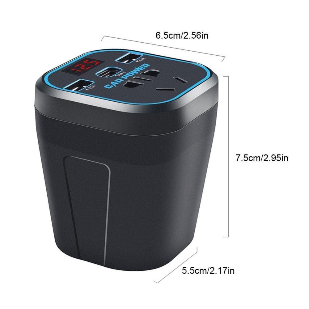 Universal Power Adapter 12V/24V To 220V Car Converter Socket Portable Car Inverter For Cars/trucks