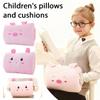 Children's Plush Pillows Hand Warmers Gloves Adults Cartoon Nap Pillows Cushions Creative Hand Warmers Plush Children's Day Gift