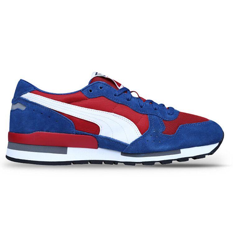 Puma Rx-727 Comfortable Sports Mesh Low-Top Running Shoes Unisex Sneaker Red Blue 362580-04