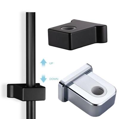 Useful Shower Rod Holder Plastic Rail Bar Stand Clamp Lift Rod Fixed Base Bathroom Accessories