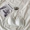 Backless Student Korean Style Women's Bra Wire-Free Thin Push-Up Sports Bra Camisole Spaghetti Strap Tank Top Underwear