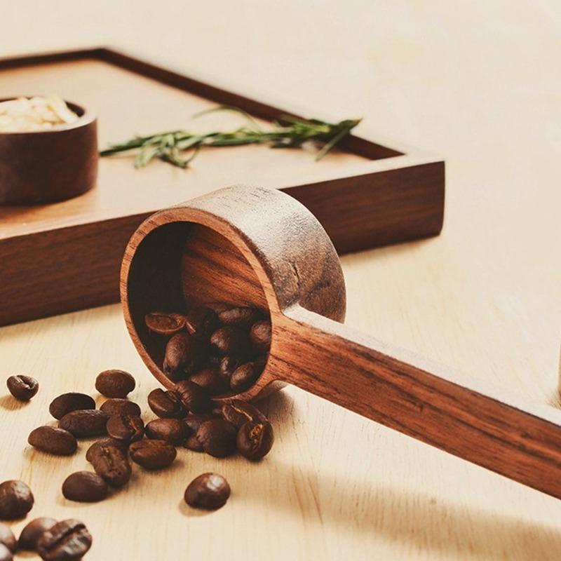 Set di cucchiai dosatori in legno Cucchiai dosatori da cucina Cucchiaio per tè e caffè Cucchiaio dosatore per zucchero e spezie Strumenti di misurazione per cucinare Casa