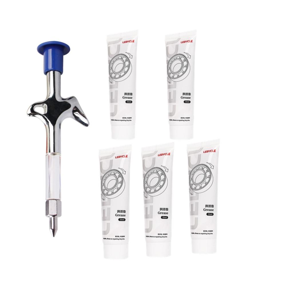 Fahrrad Aluminium Fettpresse Aluminiumlegierung MTB Fahrrad Kugellager Nabe Fett Spritze Fahrrad Öl Schmiermittel Radfahren Reparaturwerkzeug