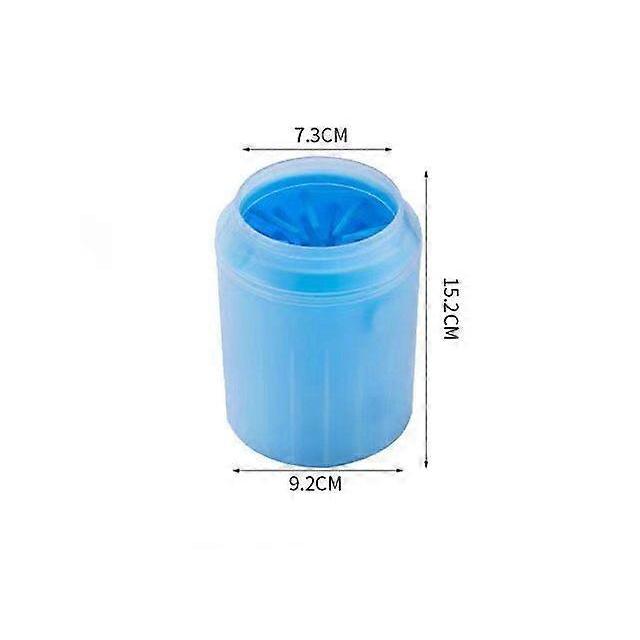 Pet Cleaning Products Pet Foot Washing Dog Foot Washing Cup Silicone Cat Foot Washing Cup (Orange Large)