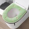 Thick Zipper Style Toilet Seat Cushion for Autumn and Winter