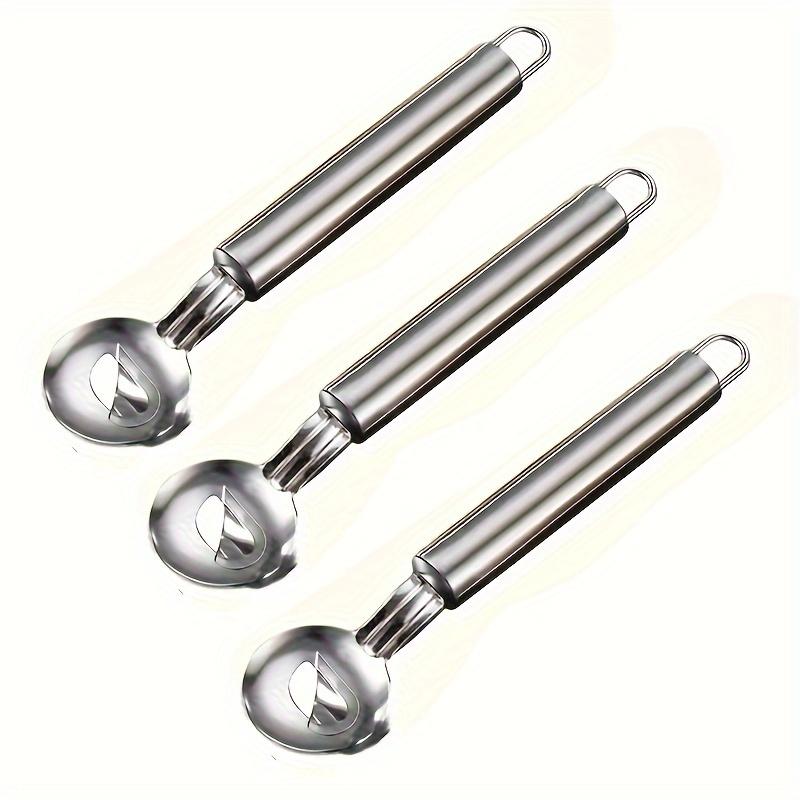 

3-Piece Stainless Steel Kitchen Peeling Set - Manual Versatile Vegetable and Fruit Preparation Tool with Ergonomic Handles 3 pieces