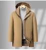 Herren Winter Samtmütze Baumwollmantel: Warm, Locker, Dick, Freizeitkleidung für mittlere und ältere Menschen