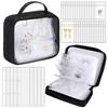 Dust-proof Jewelry Display Bag Large Capacity Earring Holder Clear PVC Jewelry Organizer  Travel