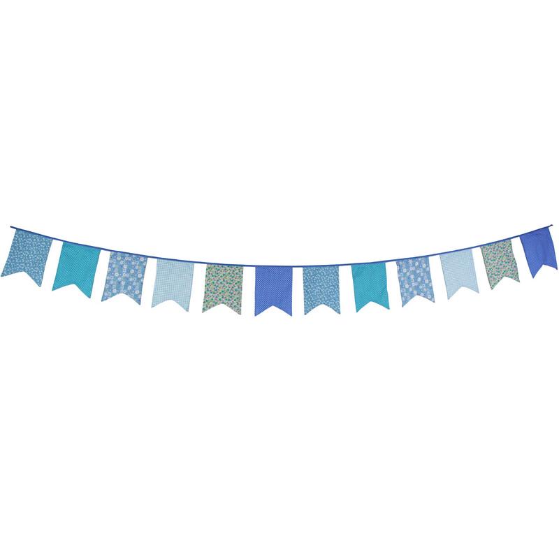 OEING Floral Cotton Pennant Banner