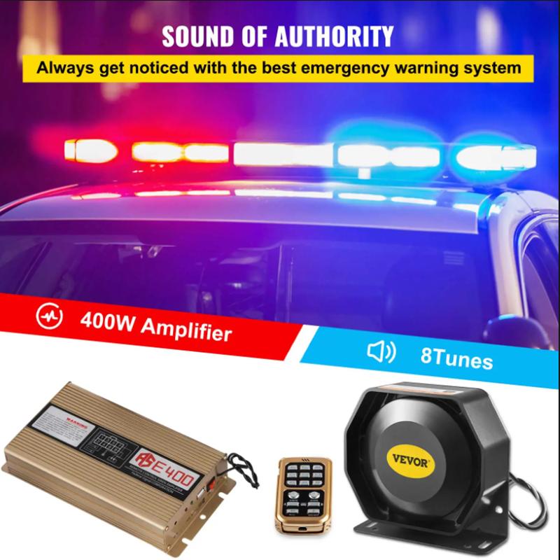 Automotive engineering vehicle alarm, car mounted loudspeaker, whistle horn, wireless multi tone remote control, sound rescue 12