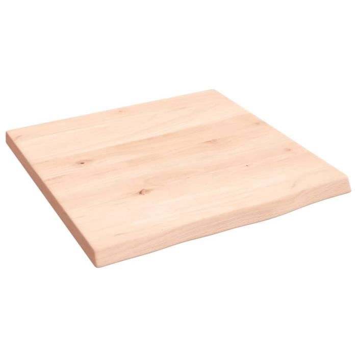 VidaXL Étagère murale 40x40x2 cm bois de chêne massif non traité 363509