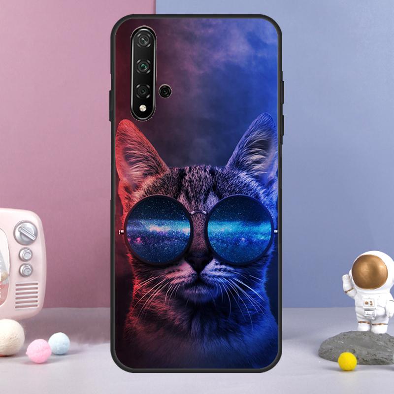 Cute Cat Animal For Huawei Nova 5T 9 10 SE 7i 8i 11i 12i Y73 Y90 Y70 Y72 Y61 Y91 Y60 P20 P30 P40 Lite Case