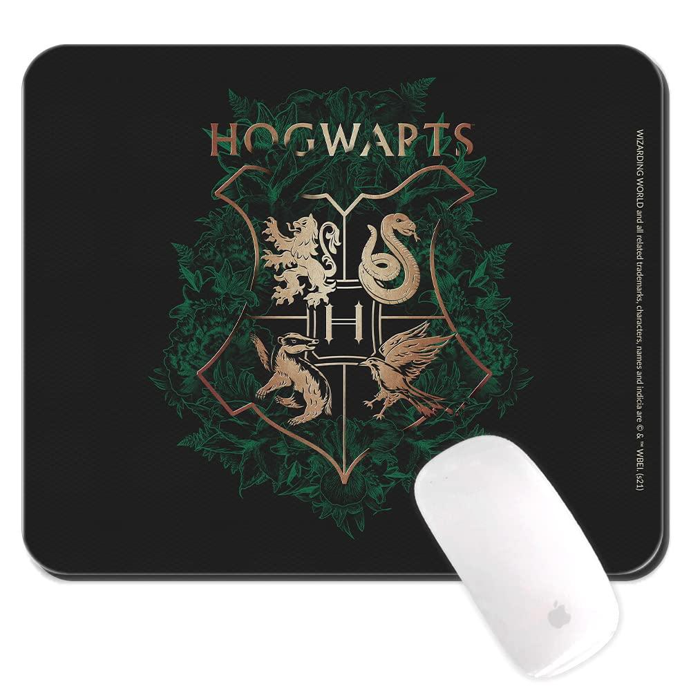 Harry Potter Mouse Pad Cute Anime Character Optical Compatible Laptop Small Office Home Computer Gaming Official Licensed Pad Emblem Anti-Slip