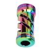 Fishing Reel Handle Knob Fit for S A D Reels Anti Slip Spiral Pattern Fishing Knob Modified Accessory Alloy Colorful