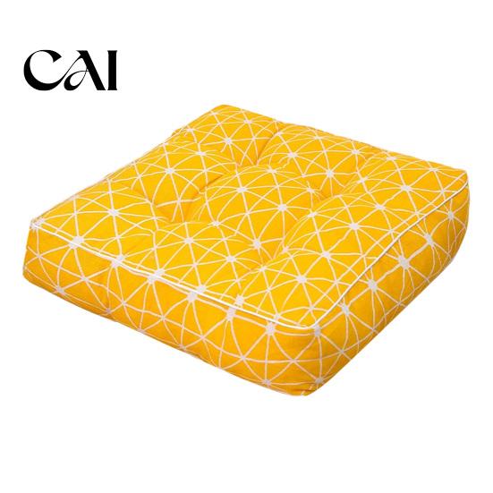 Universal Chair Cushion for Home Office Modern Stylish Cushion, Ultra Soft Square Geometric or High-elastic PP Cotton Pad Plant Prints, 15.75"x15.75"
