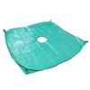 Landscape Tarp for Trimming Water Proof Pruning Tarp with 11.8 Inch Hole 4 Corner Buckles for Easy Fastening Leaf Collection