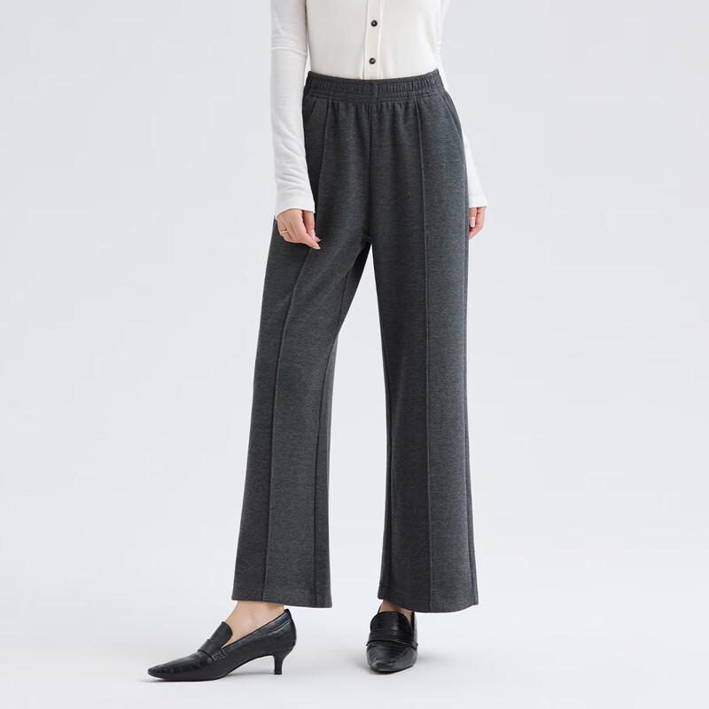 FivePlus Women's Casual Straight-Leg Wide-Leg Trousers