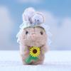 Rabbit Cute Cartoon Plush Keychain Soft Short Plush Gifts Bag Decor Kid Doll