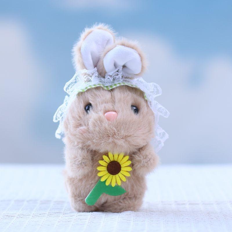 Rabbit Cute Cartoon Plush Keychain Soft Short Plush Gifts Bag Decor Kid Doll
