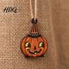 Rustic B&B Bar Theme Decor Vintage Halloween Ornament for Tree, Acrylic Hanging Pumpkin Black Cat Bat Car Mirror Accessories Ghost Skull Decoration