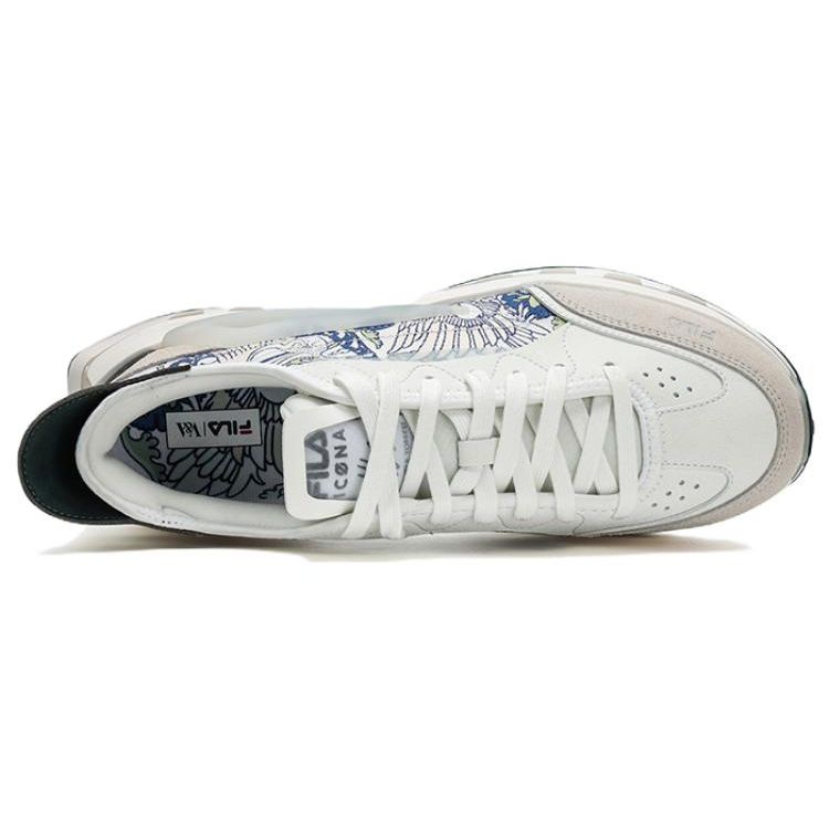 Fila KM Morgan Shock Absorbing Durable Low Top Casual Shoes Men Sneaker Black Gray F12M413109FCM