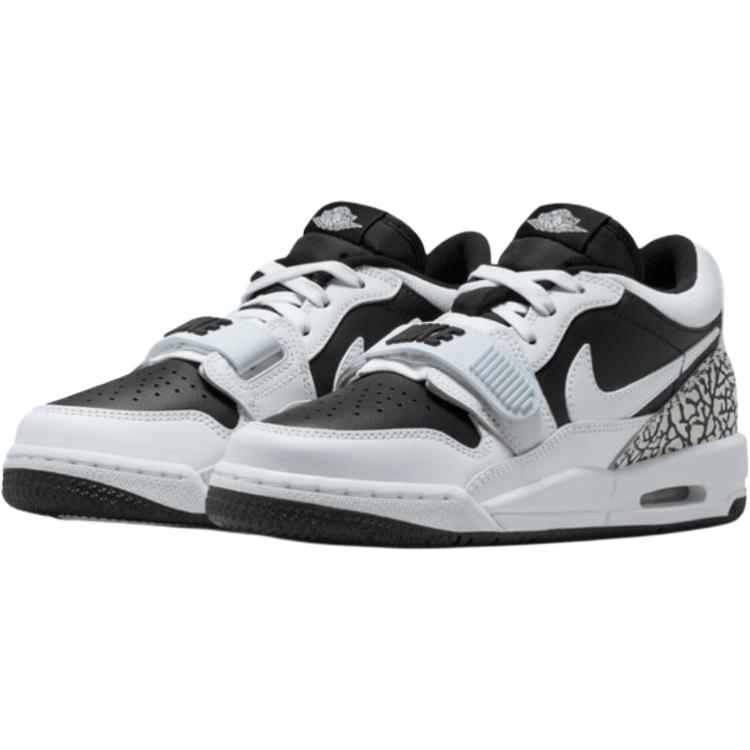 Jordan Legacy 312 Low top Children's Basketball Shoes White Black Unisex CD9054-111
