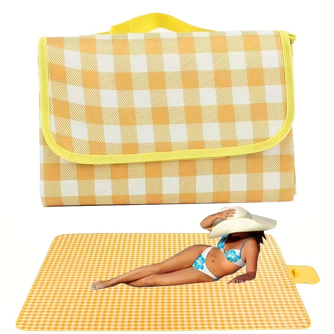 

2-4 человека песочный пляжный коврик водонепроницаемый быстросохнущий коврик для пикника на открытом воздухе, путешествия, кемпинг, пеший туризм, фестиваль, парк, лужайка