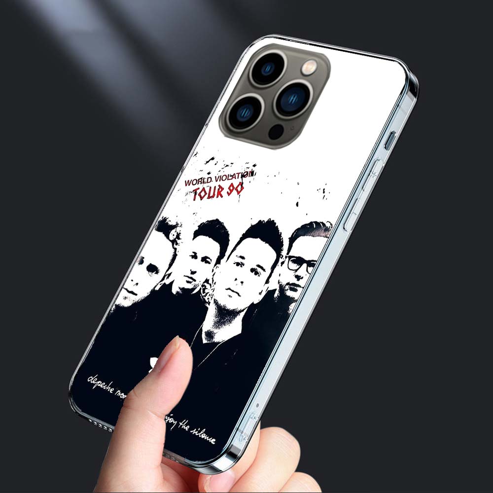 Rock Band Depeches Modes Phone Case For Iphone 16E 15 Pro 14 Plus 17E 16 17 Pro Max Air 11 12 13 Mini Shockproof Capa Cute Co