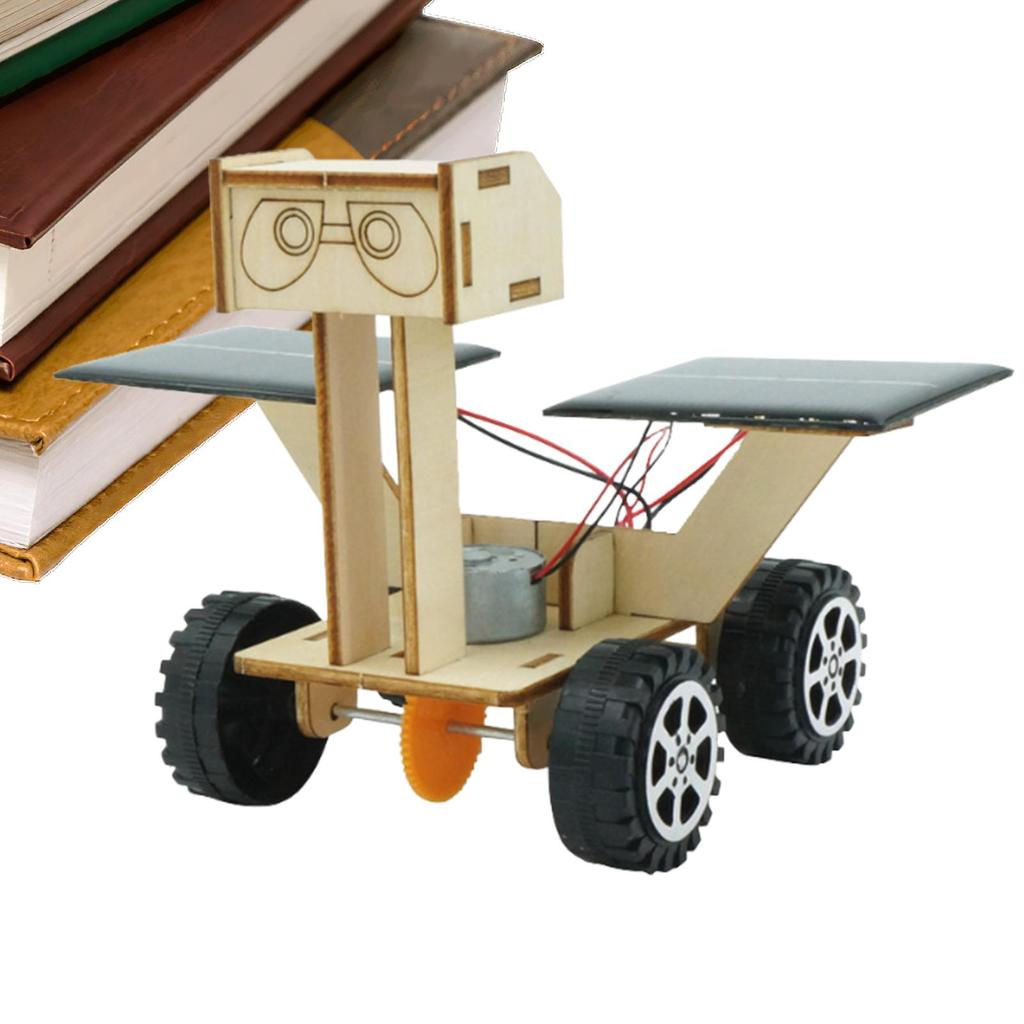 STEM Solar Robot Kit Build Your Own Lunar Rover, Educational Science Toy for Kids To Learn Engineering, Classroom & Home