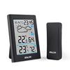 Digital Wireless Thermometer and Hygrometer for Indoor and Outdoor Use. High-precision, Weather Forecast Display, Large LCD Screen with Backlight, Max