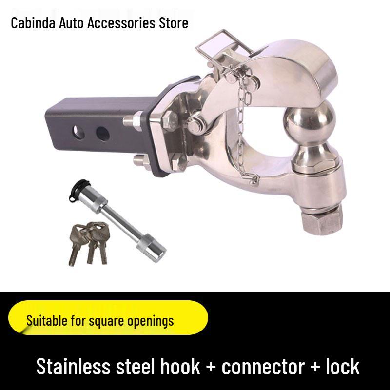 Leopard 5 Trailer Hitch Rear Bumper Modification with American-Style Anti-Collision and Towing Hooks.