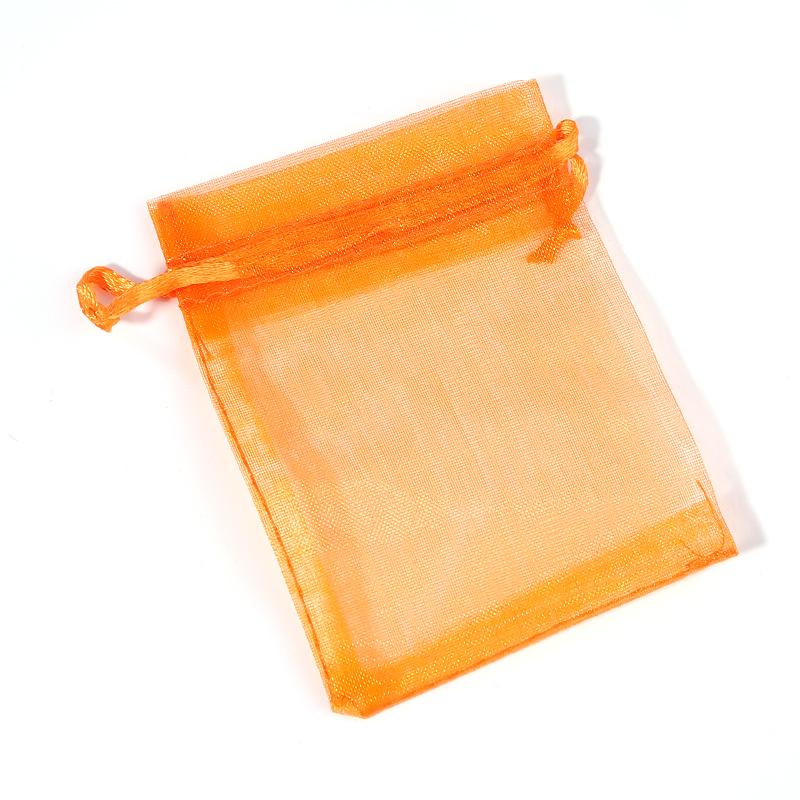 10Pcs Single Color Wedding /Ornament/Gift Wrap Yarn Bag Organza Bags Tulle Drawstring Bag Jewelry Pouches Packing Wholesale