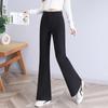 High Waist Slimming Micro Flare Pants Suit 2025 - Petite Elastic Casual Slim Fit for Spring/Autumn