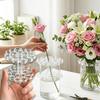 2Pcs Multi-hole Floral Arrangement Fixing Spiral Vase Positioning Bracket, Bouquet Fixing Tool for Home and Wedding Floral Decor
