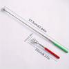 Stainless Steel Telescopic Back Scratcher Adjustable Length Durable Easy To Carry Itching Shoulders and Body Manual Scratcher