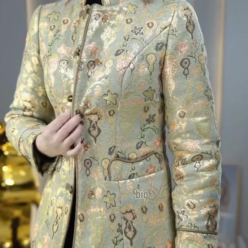 Women's Spring & Autumn 2026 Lapel Jacket - Stylish, Loose-Fit for Middle-Aged & Elderly