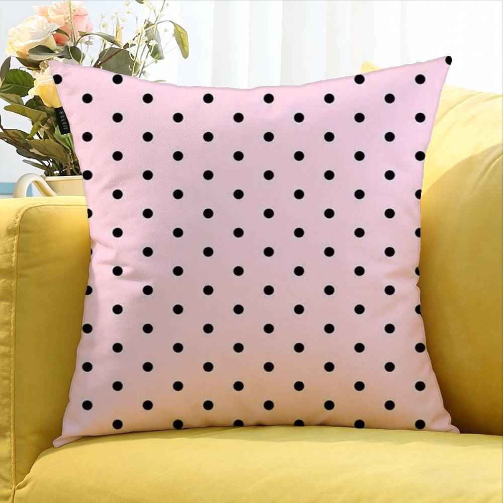 Fashion P-Polka Dot Figure World Various Sizes Square Pillow Case For Car Home Bedchamber Decor