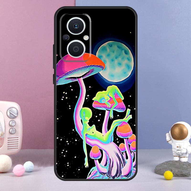 Mushroom Moon Shroom Farmer Funda For OPPO Reno 13 F 11F 12F 14F 10 11 12 14 Pro 7 8 Lite OPPO Find X6 X5 X8 X9 Pro Case