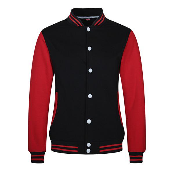 Jachetă de Baseball tip Colegiu Unisex – Imprimare Personalizată pentru Grupuri & Organizații, Hanorac cu Mânecă Lungă pentru Evenimente & Petreceri