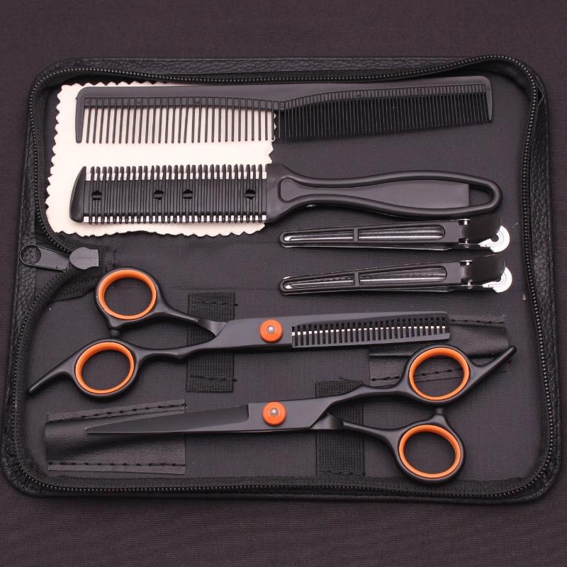 Hair Scissors 6" JP Stainless Hairdressing Scissors Barber Shop Hair Cutting Scissors Thinning Shears Haircut Set Dropshipping