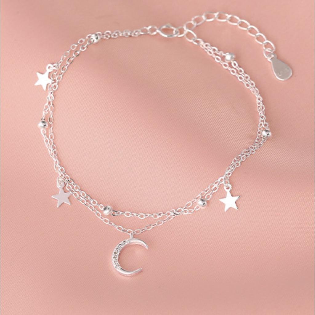 Star Moon Double Bracelet Female