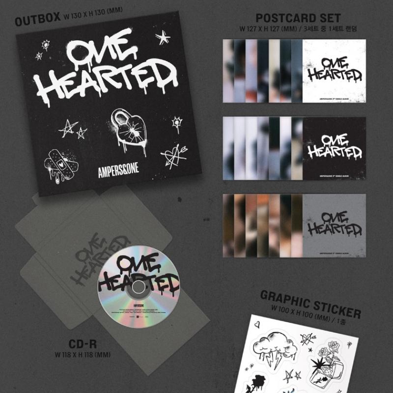 Ampersand One   One Hearted  2nd Single Album  Postcard Ver. 