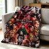 A-Attack On Titan Blanket Soft Cozy Throw for Sofa Bed Festive Holiday Decor Gift for Kids and Adults,Lightweight and Warm