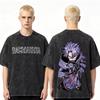 2026 Sommer Heißer Verkauf Anime Gachiakuta Vintage Gewaschenes T-Shirt Y2K Herren Damen Manga Übergroßes T-Shirt Kurzarm Freizeitkleidung
