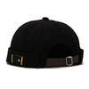 Men Women Brimless Beanie Cap Retro Dome Unisex Skullcap Sailor Cotton Mechanic Trendy Color Elastic Panels Docker Hat