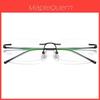 Modern Metal Eyeglass Frame Without Frame Blue Light Blocking For Small Face Men Women