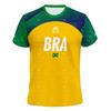 HORKÝ VÝPRODEJ DÁMSKÝ Brazílie VNL Volejbalový dres UNISEX Dospělý Vrchní díly Pánské Kulatý výstřih Krátký rukáv Lehký Sportovní dres Tričko