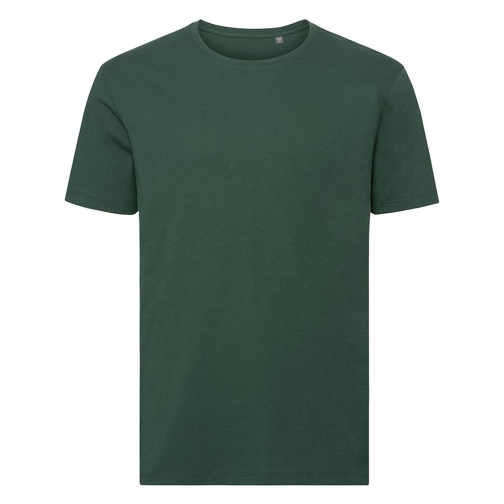 Russell Pure Organic Mens Plain T-Shirt