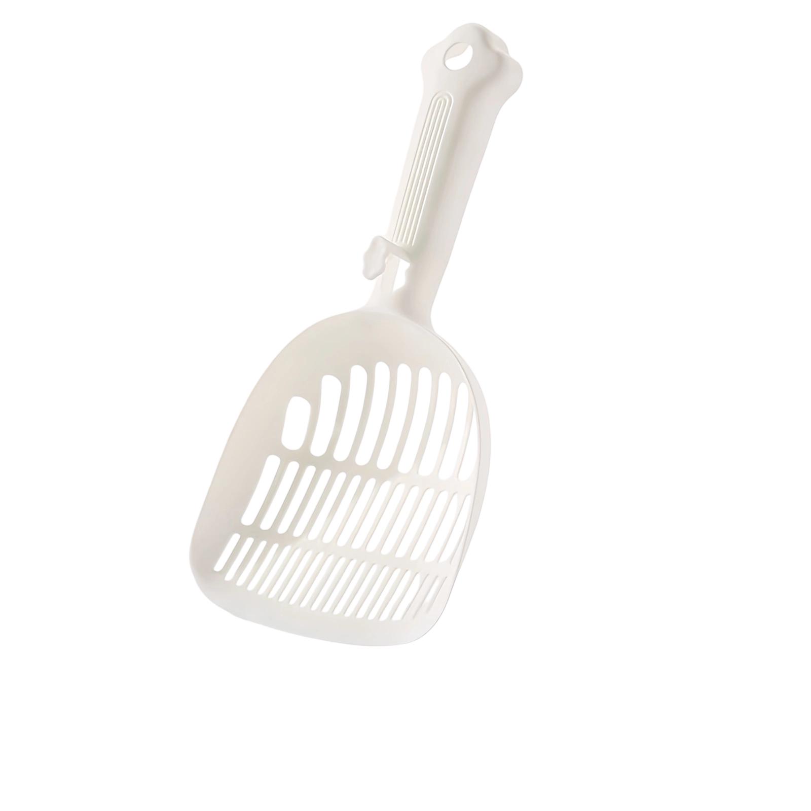 

Litter Scoop, Waste Remover, Ergonomic Pet Litter , Efficient Waste Removal, Slotted Design, 13.5x28x7cm, Ideal For Multiple S One Size белый